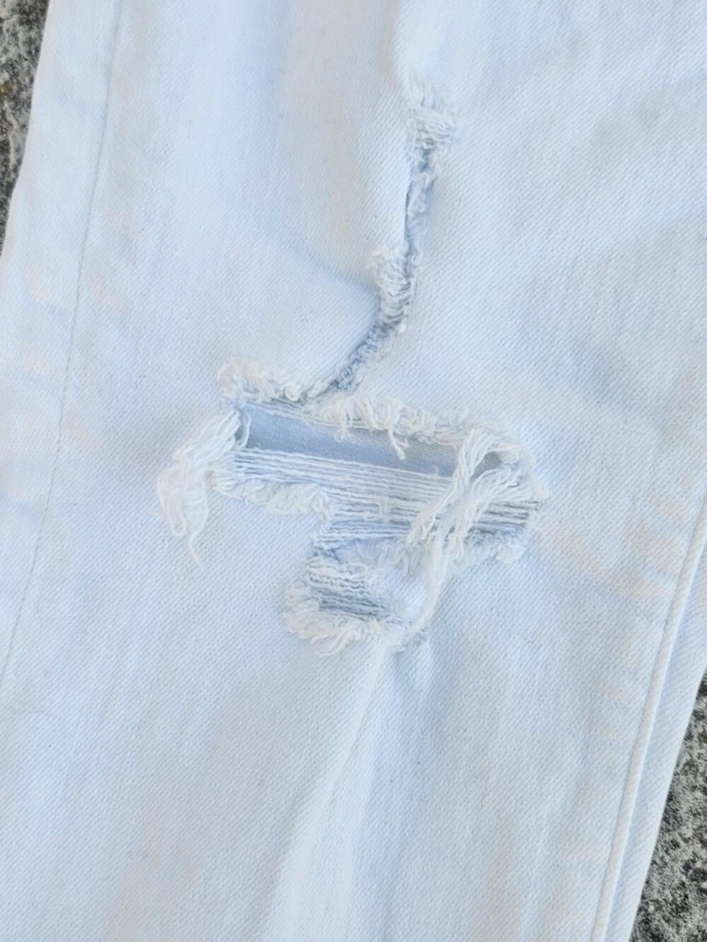 Abercrombie & Fitch Women Jeans White Denim Athletic Skinny Stretch Size 28W 30L - Picture 8 of 13